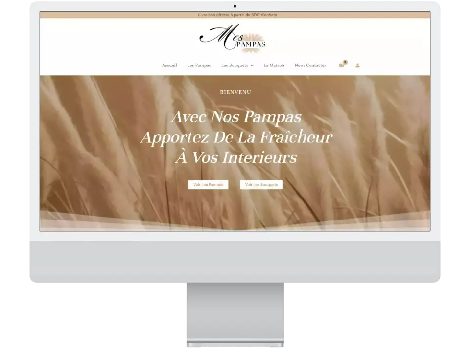 Création site internet sur mesure d'un E-Commerce WordPress